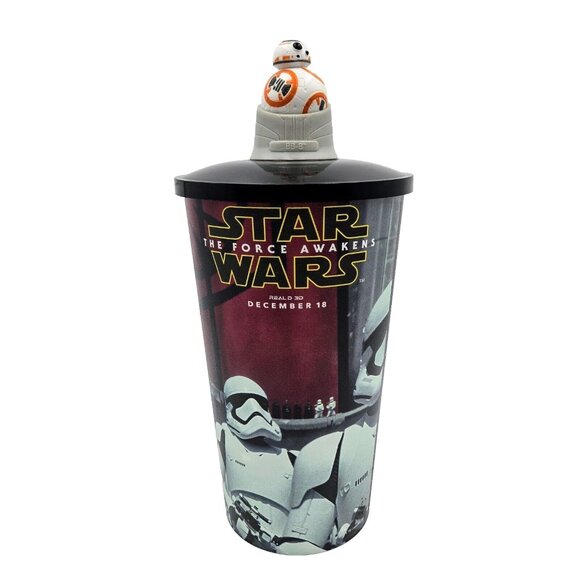 Star Wars The Force Awakens Movie Collectors Cup With BB--8 figurine 2015 Read - Picture 1 of 10